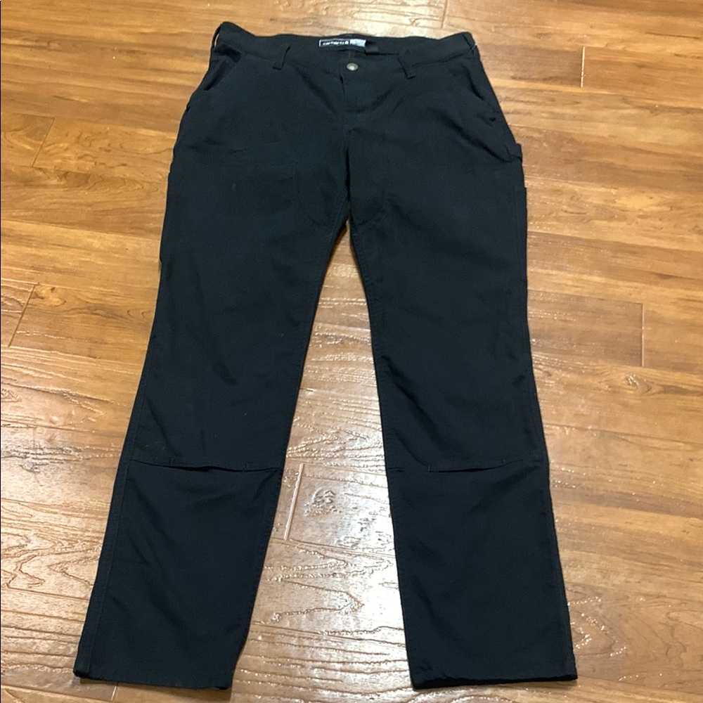 Carhartt Double Knee Black Casual Utility Pants